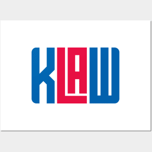 KLAW Logo - White Posters and Art